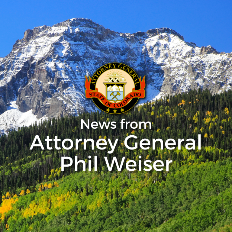 Colorado Attorney General Phil Weiser