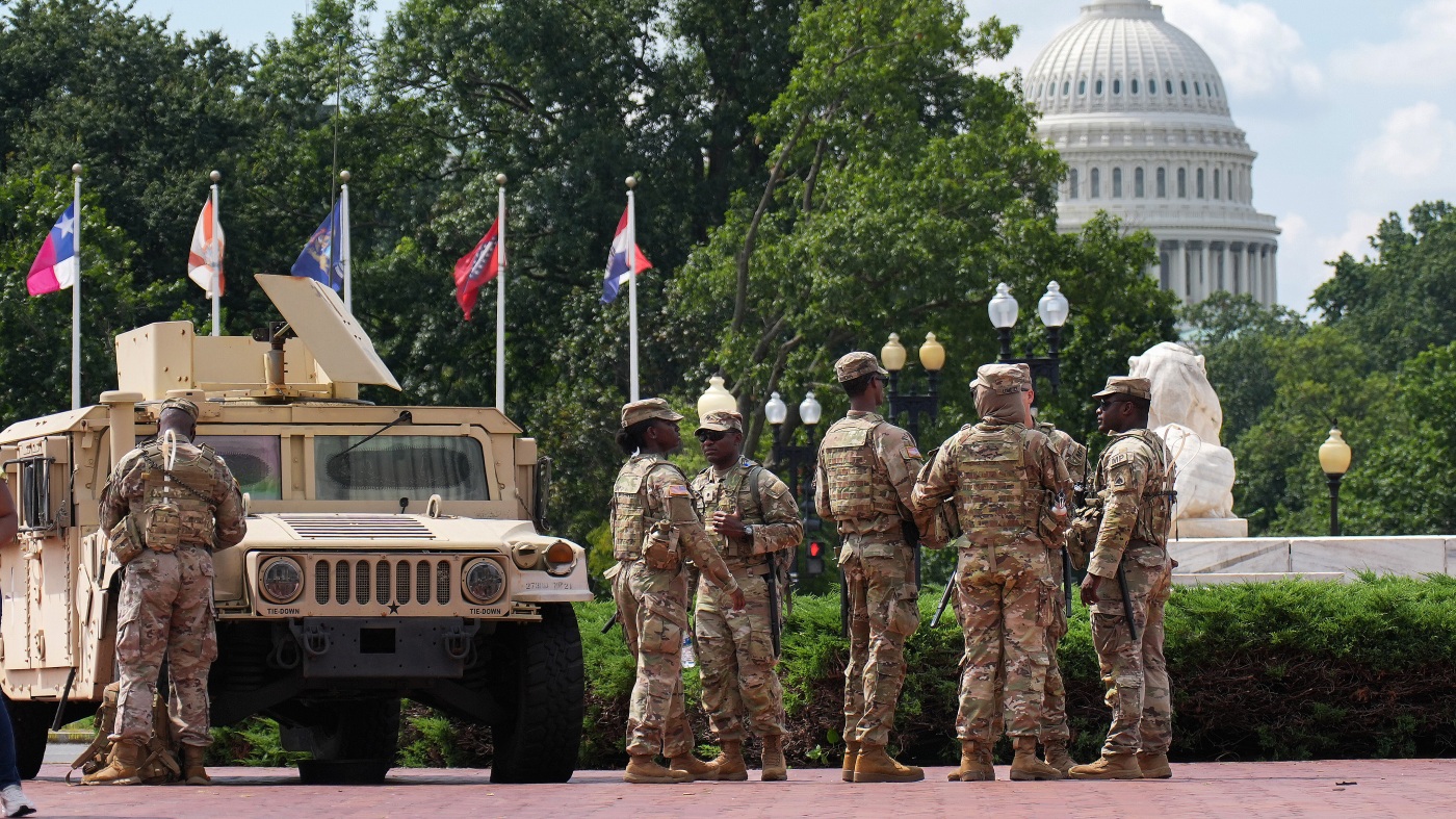 Trump seizes control of DC police and deploys armed National Guard