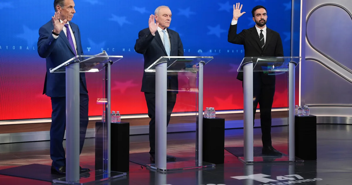 Mamdani, Cuomo, Sliwa clash in first NYC mayoral debate